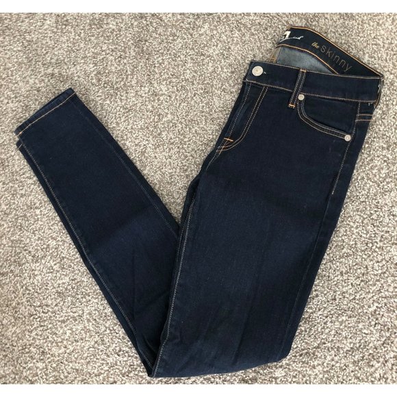 7 For All Mankind ‘The Skinny’ Jeans - Size 27 - Picture 1 of 9
